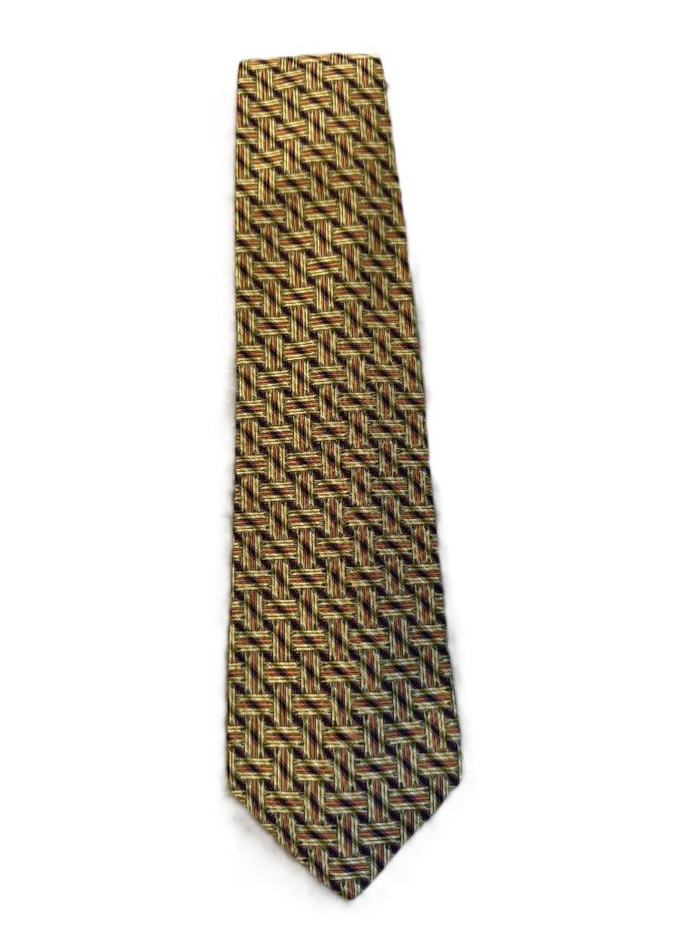 Robert Talbott Best of Class Nordstrom Silk Tie Gold Basketweave